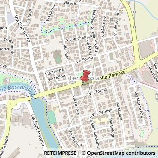 Mappa Via Padova, 36, 35030 Selvazzano Dentro, Padova (Veneto)