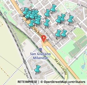 Mappa Strada per Locate, 20098 San Giuliano Milanese MI, Italia (0.263)