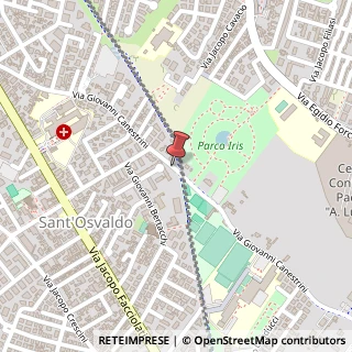 Mappa Via canestrini giovanni 81, 35127 Padova, Padova (Veneto)