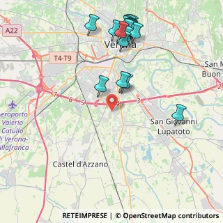 Mappa Str. delle Trincee, 37135 Verona VR, Italia (4.85105)