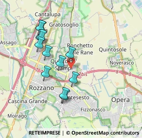 Mappa Fiordaliso, 20089 Rozzano MI, Italia (1.725)