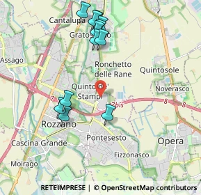 Mappa Fiordaliso, 20089 Rozzano MI, Italia (2.05083)