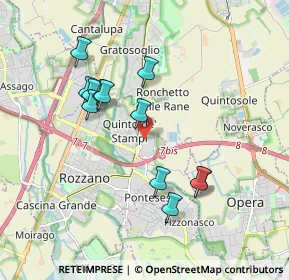 Mappa Fiordaliso, 20089 Rozzano MI, Italia (1.72083)