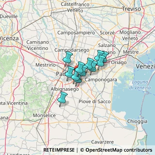 Mappa Corso Stati Uniti, 35010 Padova PD, Italia (6.52167)