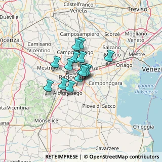 Mappa Corso Stati Uniti, 35010 Padova PD, Italia (7.25733)