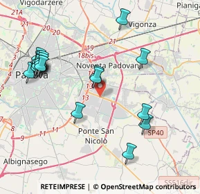 Mappa Corso Stati Uniti, 35010 Padova PD, Italia (4.5735)