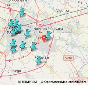 Mappa Corso Stati Uniti, 35010 Padova PD, Italia (4.798)