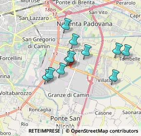 Mappa Corso Stati Uniti, 35010 Padova PD, Italia (1.47)