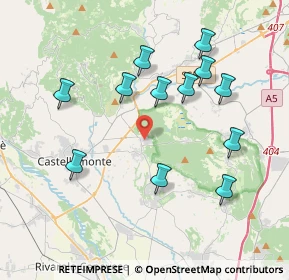 Mappa 10010 Torre Canavese TO, Italia (3.86917)