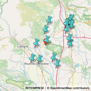 Mappa Via Ruetta, 10010 Torre Canavese TO, Italia (8.41944)