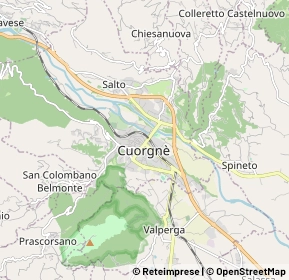 Mappa 10082 Cuorgnè TO, Italia (1.8125)