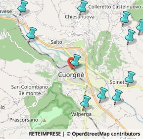 Mappa 10082 Cuorgnè TO, Italia (3.05)