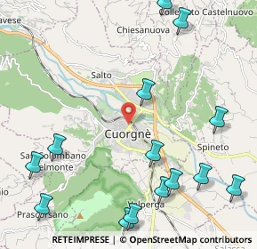 Mappa 10082 Cuorgnè TO, Italia (2.90533)