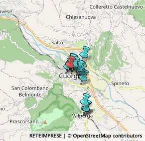 Mappa 10082 Cuorgnè TO, Italia (0.80111)