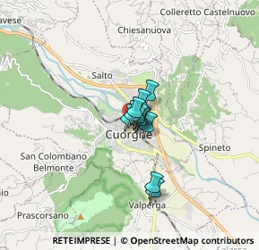 Mappa 10082 Cuorgnè TO, Italia (0.69818)