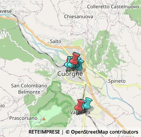 Mappa 10082 Cuorgnè TO, Italia (1.09182)
