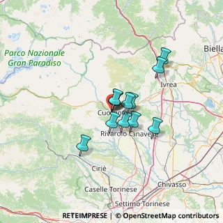 Mappa Via Trieste, 10082 Cuorgnè TO, Italia (8.46)