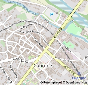 Mappa 10082 Cuorgnè TO, Italia (0.147)