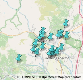 Mappa 10082 Cuorgnè TO, Italia (6.11)