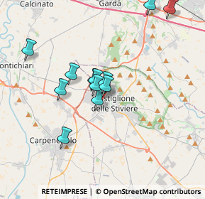 Mappa Via Gaetano Donizetti, 46043 Castiglione delle Stiviere MN, Italia (3.08333)