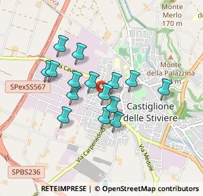 Mappa Via Gaetano Donizetti, 46043 Castiglione delle Stiviere MN, Italia (0.688)