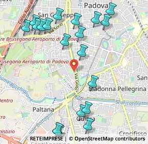 Mappa Piazza Napoli, 35123 Padova PD, Italia (1.2915)