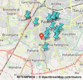 Mappa Piazza Napoli, 35123 Padova PD, Italia (1.575)