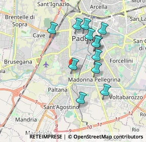 Mappa Piazza Napoli, 35123 Padova PD, Italia (1.64)