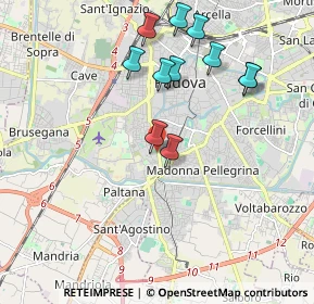 Mappa Piazza Napoli, 35123 Padova PD, Italia (1.91727)