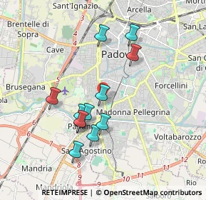 Mappa Piazza Napoli, 35123 Padova PD, Italia (1.65167)