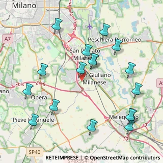Mappa Via Marignano, 20098 Civesio MI, Italia (4.75647)