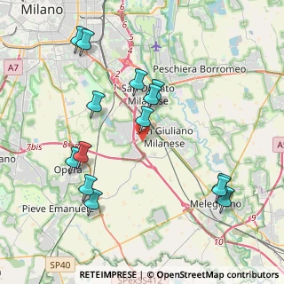 Mappa Via Marignano, 20098 Civesio MI, Italia (4.38214)