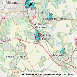 Mappa Via Marignano, 20098 Civesio MI, Italia (6.564)