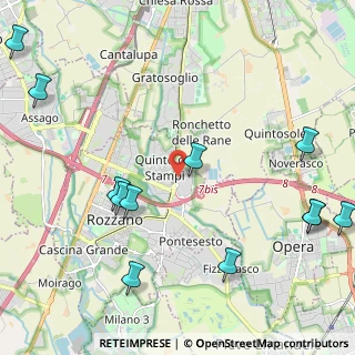 Mappa Presso Fiordaliso, 20089 Rozzano MI, Italia (2.84667)
