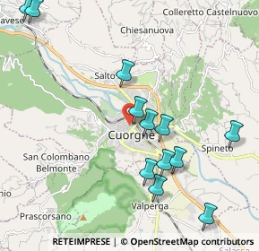 Mappa Via Arduino, 10082 Cuorgnè TO, Italia (2.20833)