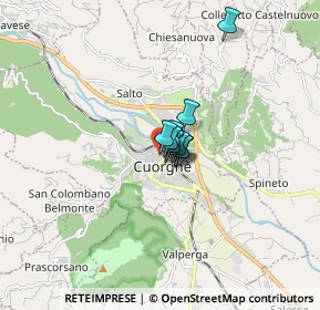 Mappa Via Giuseppe Garibaldi, 10082 Cuorgnè TO, Italia (0.58909)