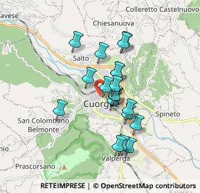 Mappa Via Arduino, 10082 Cuorgnè TO, Italia (1.36158)