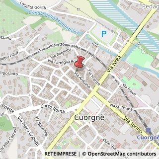 Mappa Via Arduino, 26, 10082 Cuorgnè, Torino (Piemonte)