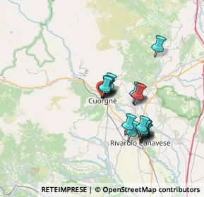 Mappa Via Arduino, 10082 Cuorgnè TO, Italia (5.69)