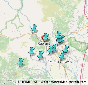 Mappa Piazza Boetto, 10082 Cuorgnè TO, Italia (6.135)