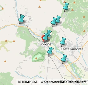 Mappa Via Arduino, 10082 Cuorgnè TO, Italia (3.22545)