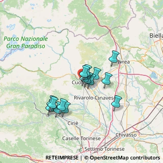 Mappa Piazza Boetto, 10082 Cuorgnè TO, Italia (11.21867)