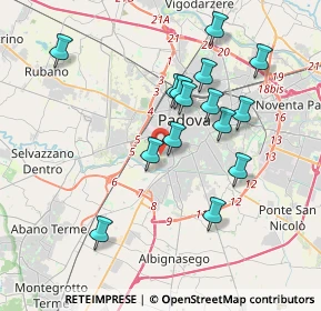 Mappa Via Monte Pertica, 35143 Padova PD, Italia (3.54133)