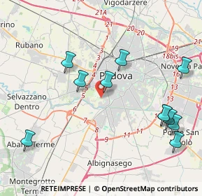 Mappa Via Monte Pertica, 35143 Padova PD, Italia (4.58273)