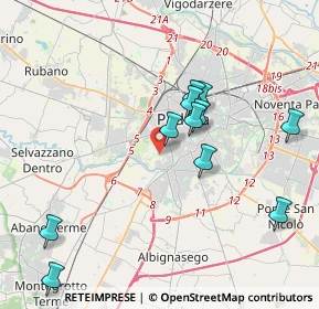 Mappa Via Monte Pertica, 35143 Padova PD, Italia (3.83727)