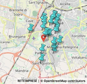 Mappa Via Monte Pertica, 35143 Padova PD, Italia (1.346)