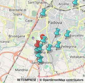 Mappa Via Monte Pertica, 35143 Padova PD, Italia (1.665)