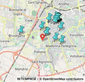 Mappa Via Monte Pertica, 35143 Padova PD, Italia (1.73833)