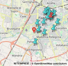 Mappa Via Monte Pertica, 35143 Padova PD, Italia (1.9565)