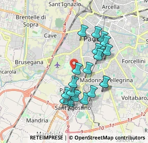 Mappa Via Monte Pertica, 35143 Padova PD, Italia (1.5775)